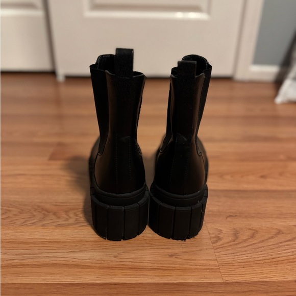 Black combat boots - Picture 4 of 6